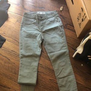 Jeans lightly worn slight damage at the seams on the back nothing serious